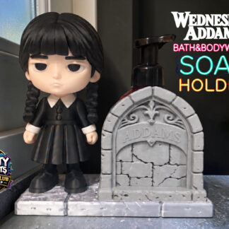 WEDNESDAY ADDAMS BBW FOAMING SOAP HOLDER
